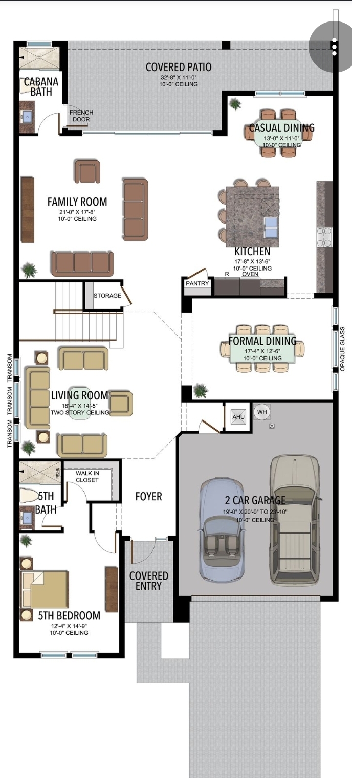 Home 2 main-level floor plan