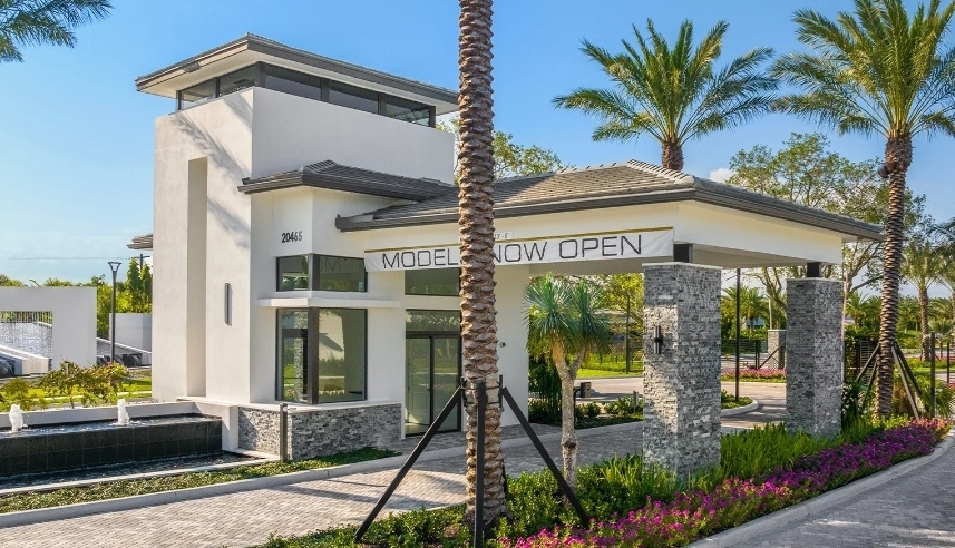 Modern community gatehouse