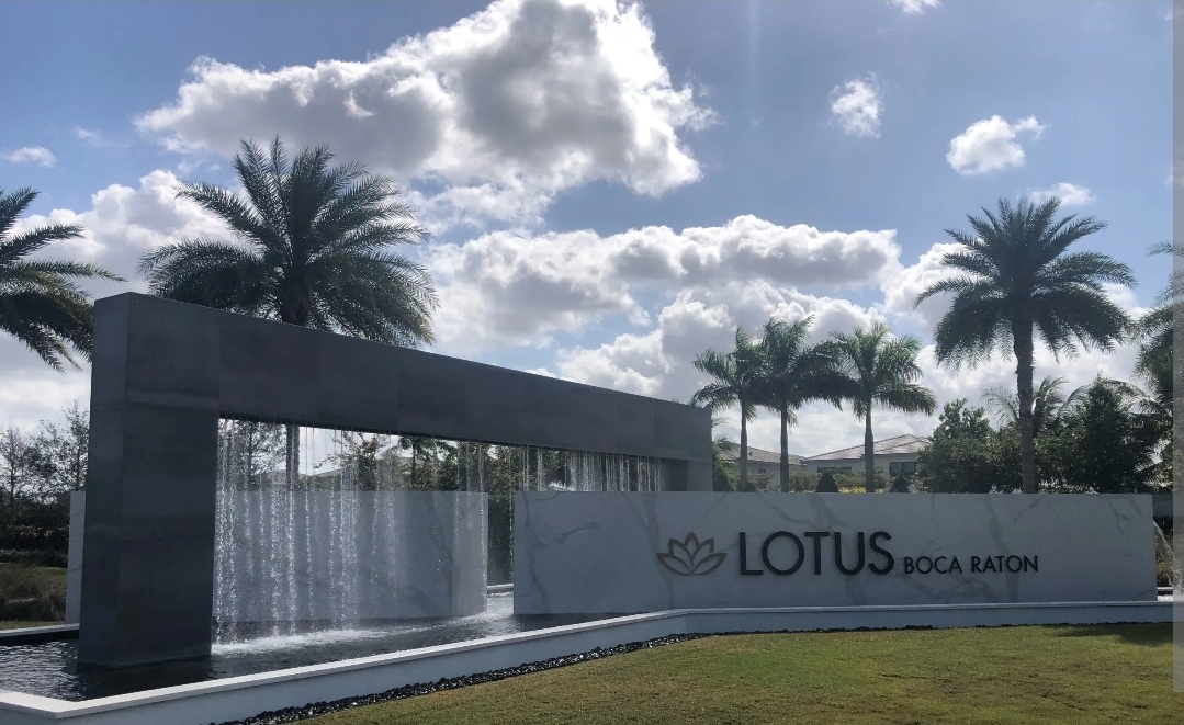 Lotus Boca Raton community entry
